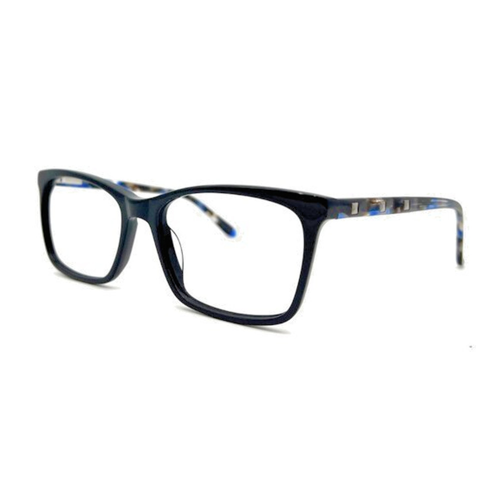 NICOLE MILLER ANTWERP C01 BLACK BLUE HAVANA AUTHENTIC FRAME EYEGLASSES 56-17